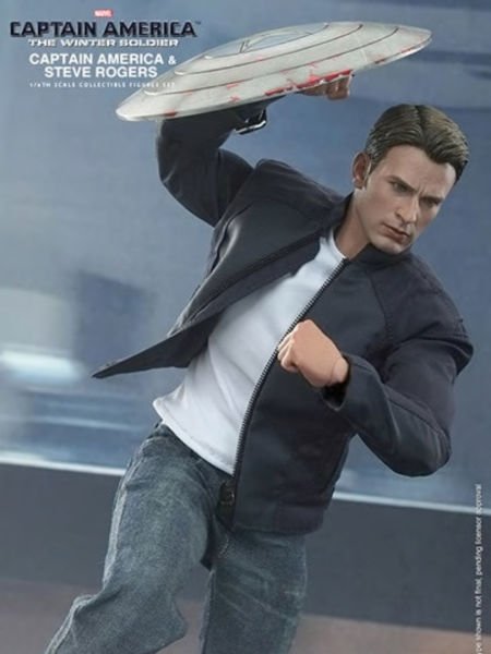 Captain America: The Winter Soldier - Captain America and Steve Rogers 1/6 Scale İkili Koleksiyon Figür Seti