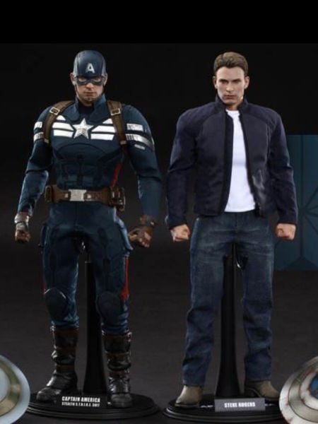 Captain America: The Winter Soldier - Captain America and Steve Rogers 1/6 Scale İkili Koleksiyon Figür Seti