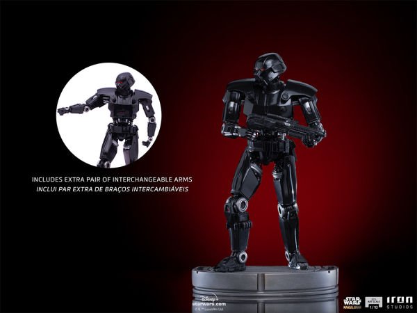 Star Wars: The Mandalorian - Dark Trooper 1/10 Art Scale Limited Edition Heykel