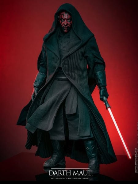 Star Wars: The Phantom Menace - Darth Maul with Sith Speeder V2 1/6 Scale Koleksiyon Figür Seti