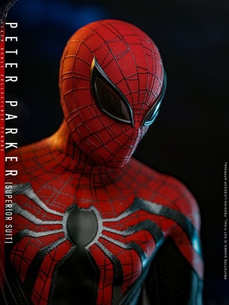 Spider-Man 2 Video Game - Peter Parker (Superior Suit) 1/6 Scale Koleksiyon Figürü
