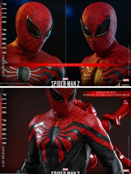 Spider-Man 2 Video Game - Peter Parker (Superior Suit) 1/6 Scale Koleksiyon Figürü
