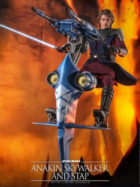 Star Wars: The Clone Wars - Anakin Skywalker and STAP (Special Edition) 1/6 Scale Koleksiyon Figür Seti