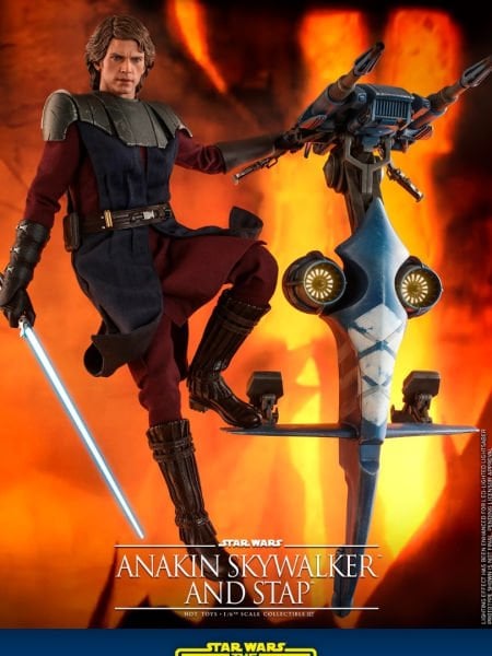 Star Wars: The Clone Wars - Anakin Skywalker and STAP (Special Edition) 1/6 Scale Koleksiyon Figür Seti