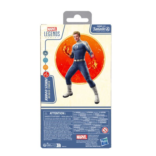 Marvel Legends Johnny Storm (The Fantastic Four: First Steps) Aksiyon Figürü