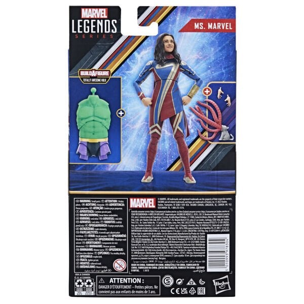 The Marvels - Marvel Legends Ms. Marvel (Totally Awesome Hulk BAF)