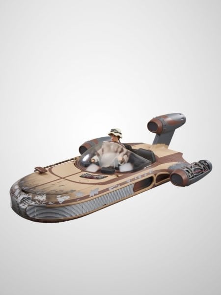Star Wars Vintage Collection Landspeeder & Luke Skywalker (Tatooine) Araç ve Figür Seti (Star Wars: A New Hope)