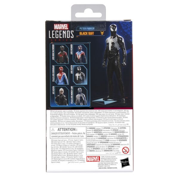 Marvel Legends Gamerverse Peter Parker Black Suit (Spider-Man 2 Video Game) Aksiyon Figürü