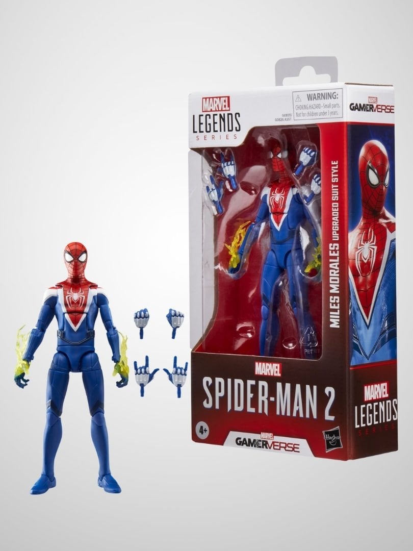 Marvel Legends Gamerverse Miles Morales Upgraded Suit Style (Spider-Man 2 Video Game) Aksiyon Figürü