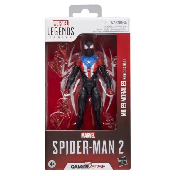 Marvel Legends Gamerverse Miles Morales Boricua Suit (Spider-Man 2 Video Game) Aksiyon Figürü