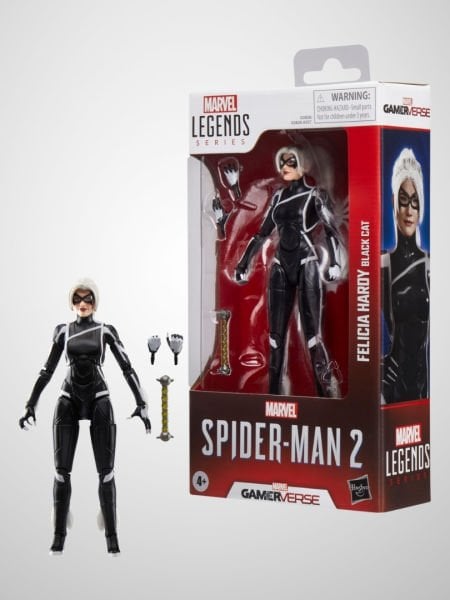 Marvel Legends Gamerverse Black Cat Felicia Hardy (Spider-Man 2 Video Game) Aksiyon Figürü