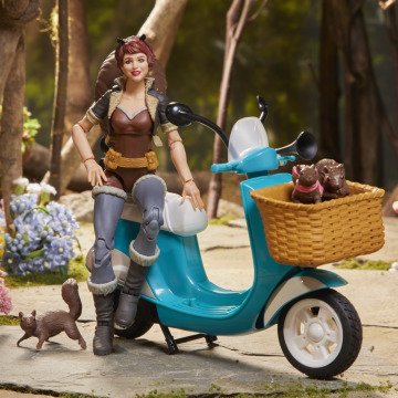 Marvel Legends Squirrel Girl on Scooter Aksiyon Figür Seti