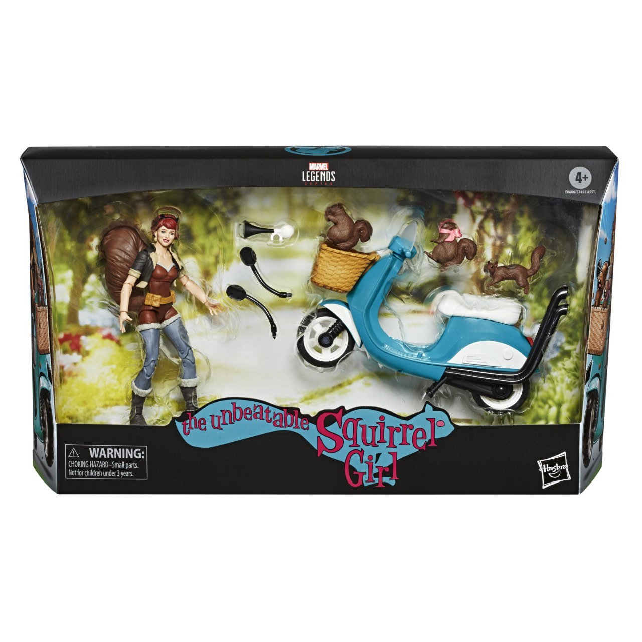 Marvel Legends Squirrel Girl on Scooter Aksiyon Figür Seti