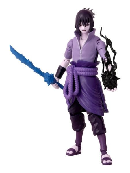 Naruto: Shippuden - Sasuke Uchiha Rinnegan / Mangekyo Sharingan (Anime Heroes Series) Aksiyon Figürü