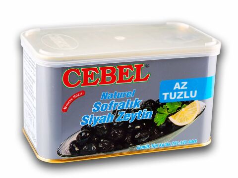 Az Tuzlu Doğal Siyah Zeytin 750 G