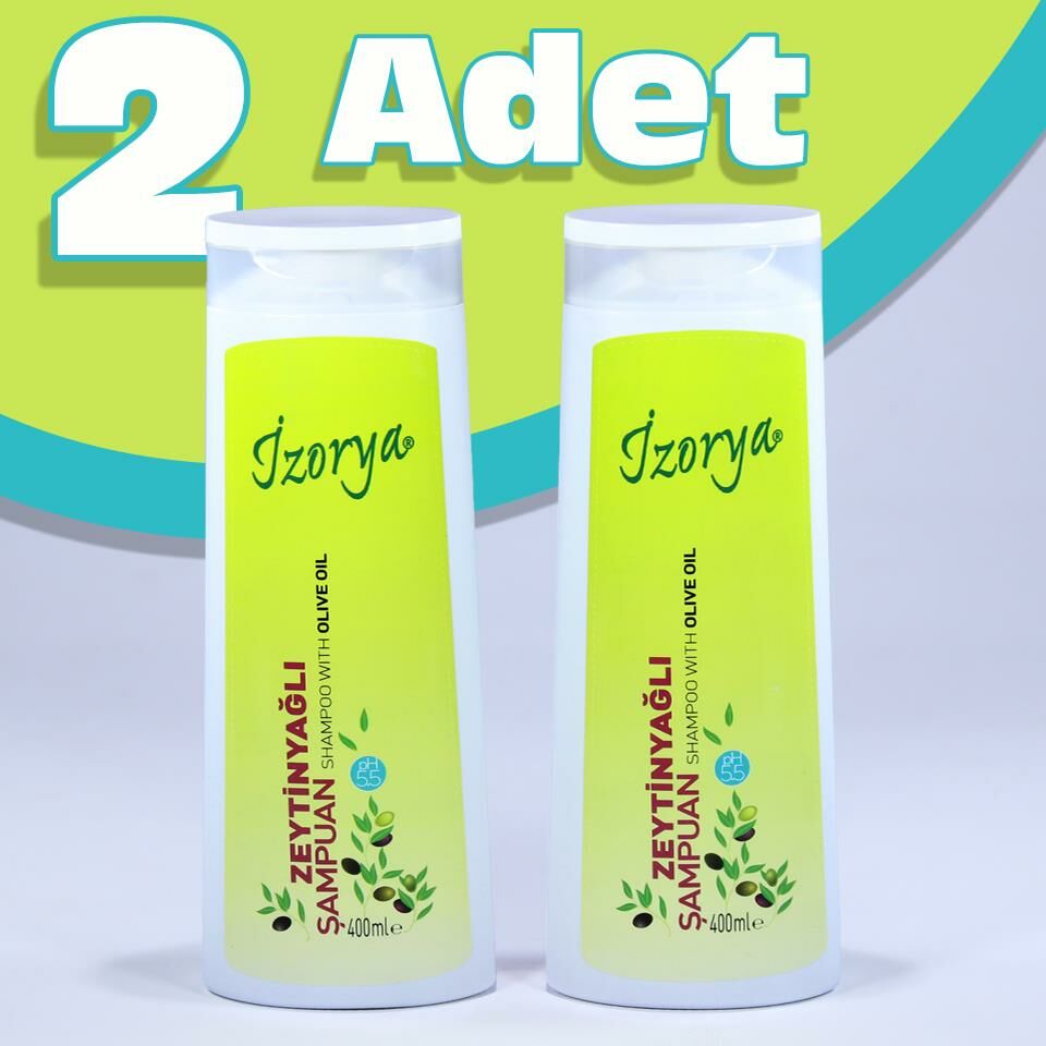 2 li Zeytinyağlı Şampuan Paketi 400 ml 2 Adet (2 x 400 ml)