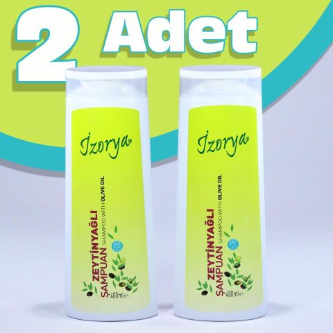 2 li Zeytinyağlı Şampuan Paketi 400 ml 2 Adet (2 x 400 ml)