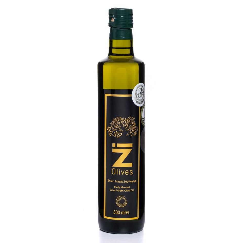 iz Olives Erken Hasat Soğuk Sıkım Zeytinyağı 500ml Dorica