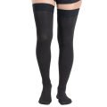 Ccl2 Diz Üstü Burnu Kapalı Varis Çorabı (Siyah)