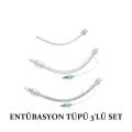 Entübasyon Tüpü 3'Lü Set Endotrakeal Tüp Balonlu