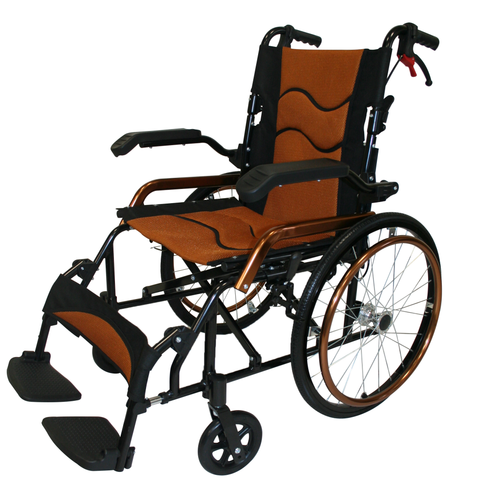 Poylin P807 Tekerlekli Sandalye Refakatçi Frenli