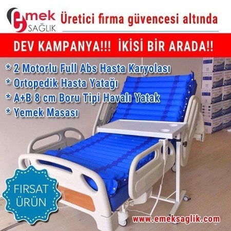 Full Abs Kumandalı Elektrikli Hasta Yatağı