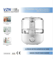 VZN Ultrasonik Hava Nemlendirici Buhar Makinesi