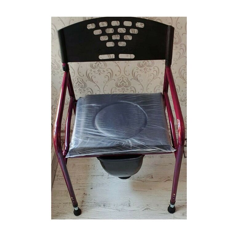 Katlanır Deri Döşemeli Hasta Klozeti Hunili