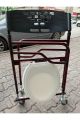 Plastik Kapaklı Tekerlekli Tuvaletli Hasta Sandalyesi