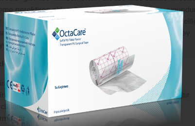 OctaCare Şeffaf Tıbbi Plaster Film (PU) 5 m x 10 cm 2 Adet